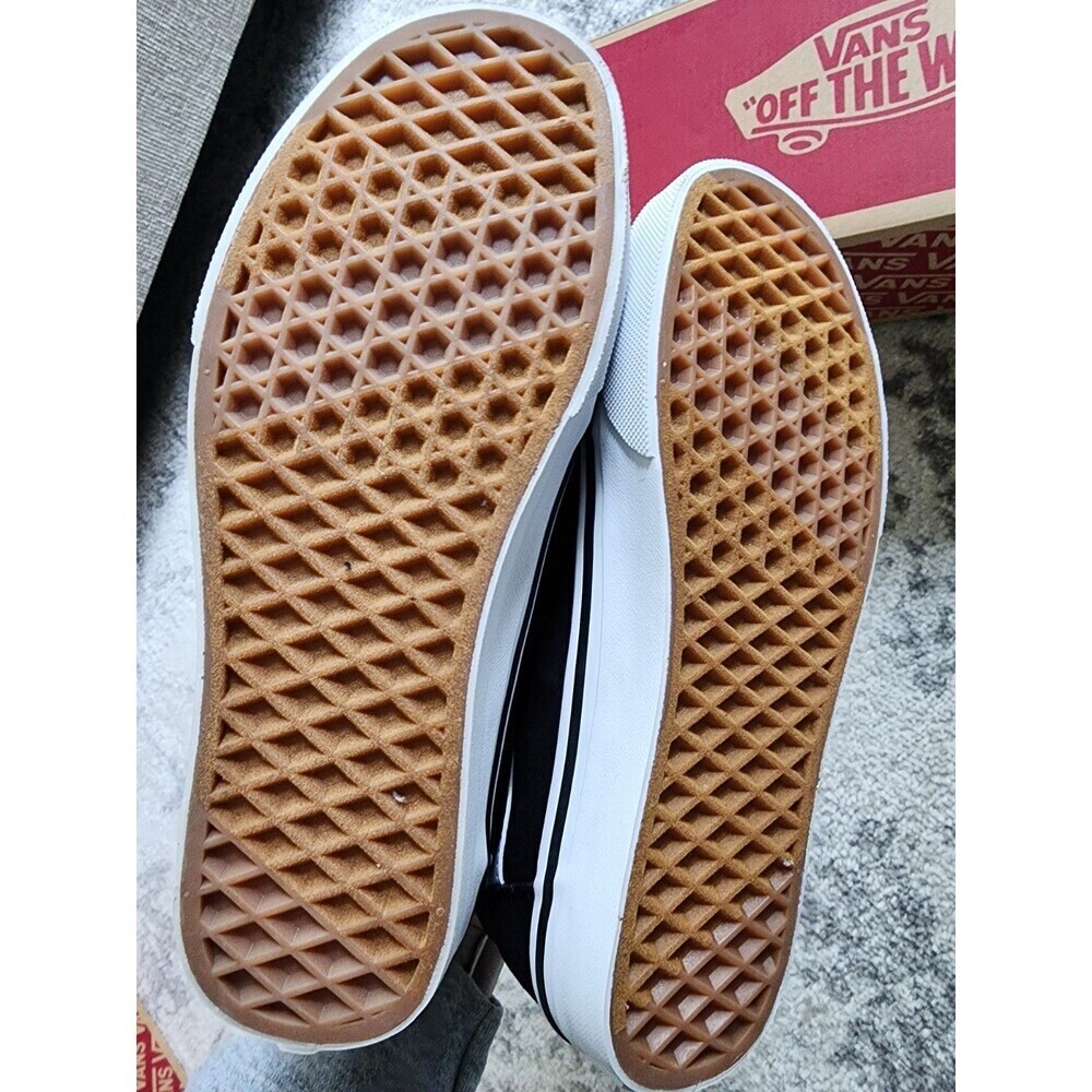 Vans Ward Canvas Black White Women's Size 6 Shoes Classic Sneakers VN0A3IUN187 - Picture 7 of 9